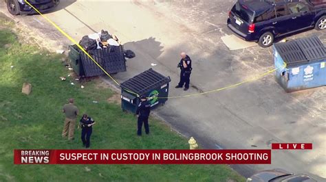 Suspect in custody after deadly shooting sends Bolingbrook police on manhunt